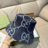 Gucci Classic GG Jacquard Cowboy Fisherman's Hat Unisex Versatile Sunshade Hat
