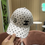 Chanel Fashion Embroidered Logo Baseball Cap Couple Casual Versatile Duck Tongue Cap 56CM