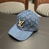Louis Vuitton New Fashion Casual Versatile Baseball Hat Embroidered Logo Duck Tongue Hat 56CM