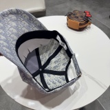 Dior Fashion Embroidered Logo Duck Tongue Hat Couple Versatile Baseball Hat
