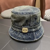 Dior Retro Four Seasons Sunscreen Basin Hat Sunshade Cowboy Fisherman Hat