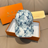 Louis Vuitton High Street Versatile Baseball Hat Couple Sunshade Duck Tongue Hat 56CM