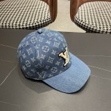 Louis Vuitton New Fashion Casual Versatile Baseball Hat Embroidered Logo Duck Tongue Hat 56CM