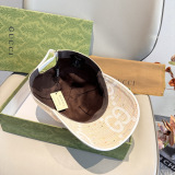 Gucci Classic GG Baseball Hat Couple Versatile Duck Tongue Hat 56CM
