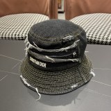 Dior Retro Washed Cowboy Fisherman Hat Versatile Sunshade Cap