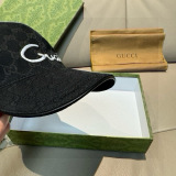 Gucci Classic Embroidered Logo Baseball Hat Couple Versatile Duck Tongue Hat