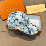 Louis Vuitton High Street Versatile Baseball Hat Couple Sunshade Duck Tongue Hat 56CM