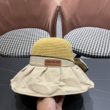 Dior Women's Fashion Versatile Large Brimmed Sunscreen UV Protection Fisherman's Hat