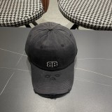 Balenciaga Fashion Embroidered Baseball Hat Couple's Versatile Duck Tongue Hat