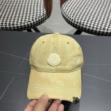 Moncler New Couple High Street Washed Baseball Hat Sunshade Duck Tongue Hat Damaged