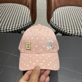 Chanel Fashion Embroidered Logo Baseball Cap Couple Casual Versatile Duck Tongue Cap 56CM