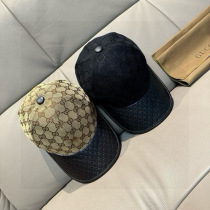 Gucci Classic Cowhide Spliced Baseball Hat Unisex Versatile Sunshade Duck Tongue Hat 56CM Gucci Classic Cowhide Spliced Baseball Hat Unisex Versatile Sunshade Duck Tongue Hat 56CM
