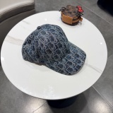 Dior Fashion Retro Versatile Baseball Hat Sunshade Duck Tongue Hat