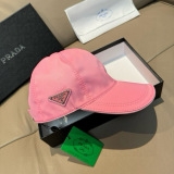 Prada Classic Triangle Logo Baseball Hat Couple Versatile Duck Tongue Hat