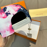 Louis Vuitton High Street Versatile Baseball Hat Couple Sunshade Duck Tongue Hat 56CM