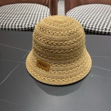 Fendi Fashion Versatile Knitted Hollow Fishing Hat Breathable Sunshade Hat
