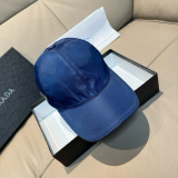 Prada Classic Triangle Logo Baseball Hat Couple Versatile Duck Tongue Hat