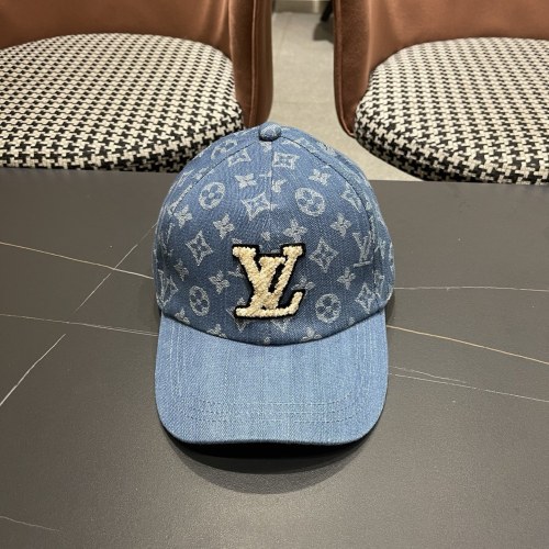 Louis Vuitton New Fashion Casual Versatile Baseball Hat Embroidered Logo Duck Tongue Hat 56CM
