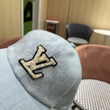 Louis Vuitton New Fashion Casual Versatile Baseball Hat Embroidered Logo Duck Tongue Hat 56CM