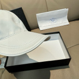 Prada Classic Triangle Logo Baseball Hat Couple Versatile Duck Tongue Hat