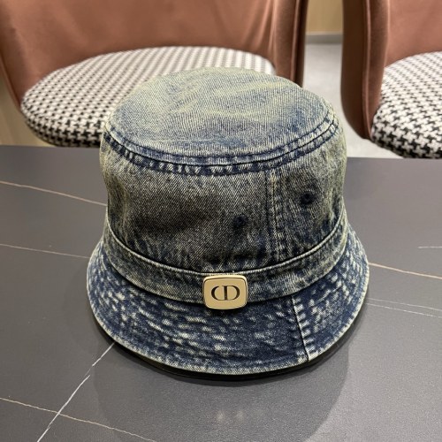Dior Retro Four Seasons Sunscreen Basin Hat Sunshade Cowboy Fisherman Hat