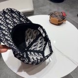 Dior Fashion Embroidered Logo Duck Tongue Hat Couple Versatile Baseball Hat