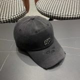 Balenciaga Fashion Embroidered Baseball Hat Couple's Versatile Duck Tongue Hat