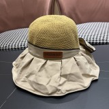 Dior Women's Fashion Versatile Large Brimmed Sunscreen UV Protection Fisherman's Hat