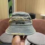 Dior Retro Washed Cowboy Fisherman Hat Versatile Sunshade Cap