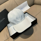 Prada Classic Triangle Logo Baseball Hat Couple Versatile Duck Tongue Hat