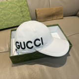 Gucci Unisex Classic Embroidered Baseball Hat Versatile Sunshade Duck Tongue Hat 56CM