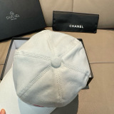 Chanel Classic Embroidered Logo Baseball Hat Unisex Versatile Sunshade Hat