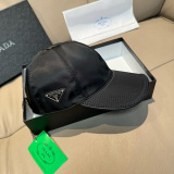 Prada Classic Triangle Logo Baseball Hat Couple Versatile Duck Tongue Hat