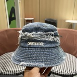 Dior Retro Washed Cowboy Fisherman Hat Versatile Sunshade Cap