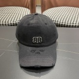 Balenciaga Fashion Embroidered Baseball Hat Couple's Versatile Duck Tongue Hat