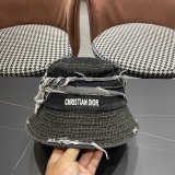 Dior Retro Washed Cowboy Fisherman Hat Versatile Sunshade Cap