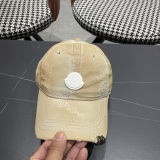 Moncler New Couple High Street Washed Baseball Hat Sunshade Duck Tongue Hat Damaged