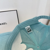 Chanel Fashion Embroidered Baseball Hat Unisex Casual Versatile Sunshade Hat