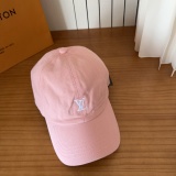 Louis Vuitton Simple Embroidered Logo Baseball Hat Unisex Casual Versatile Duck Tongue Hat
