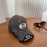 Balenciaga Classic Embroidered Splicing Baseball Hat Couple's Casual Versatile Duck Tongue Hat