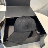 Fendi Classic FF Jacquard Baseball Hat Unisex Casual Versatile Duck Tongue Hat
