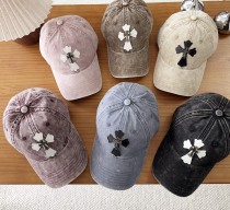 Chrome Hearts Retro Washed Baseball Hat Couple Casual Versatile Duck Tongue Hat Chrome Hearts Retro Washed Baseball Hat Couple Casual Versatile Duck Tongue Hat