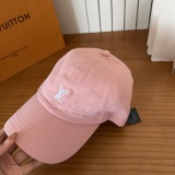 Louis Vuitton Simple Embroidered Logo Baseball Hat Unisex Casual Versatile Duck Tongue Hat