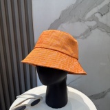 Fendi Classic FF Jacquard Fisherman's Hat Unisex Casual Versatile Sunshade Hat