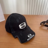 Balenciaga Classic Embroidered Splicing Baseball Hat Couple's Casual Versatile Duck Tongue Hat
