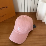 Louis Vuitton Simple Embroidered Logo Baseball Hat Unisex Casual Versatile Duck Tongue Hat