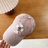 Chrome Hearts Retro Washed Baseball Hat Couple Casual Versatile Duck Tongue Hat