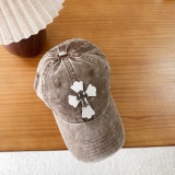 Chrome Hearts Retro Washed Baseball Hat Couple Casual Versatile Duck Tongue Hat