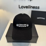Chrome Hearts Classic Embroidered Casual Baseball Hat Versatile Sunshade Hat