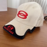 Balenciaga Classic Embroidered Splicing Baseball Hat Couple's Casual Versatile Duck Tongue Hat